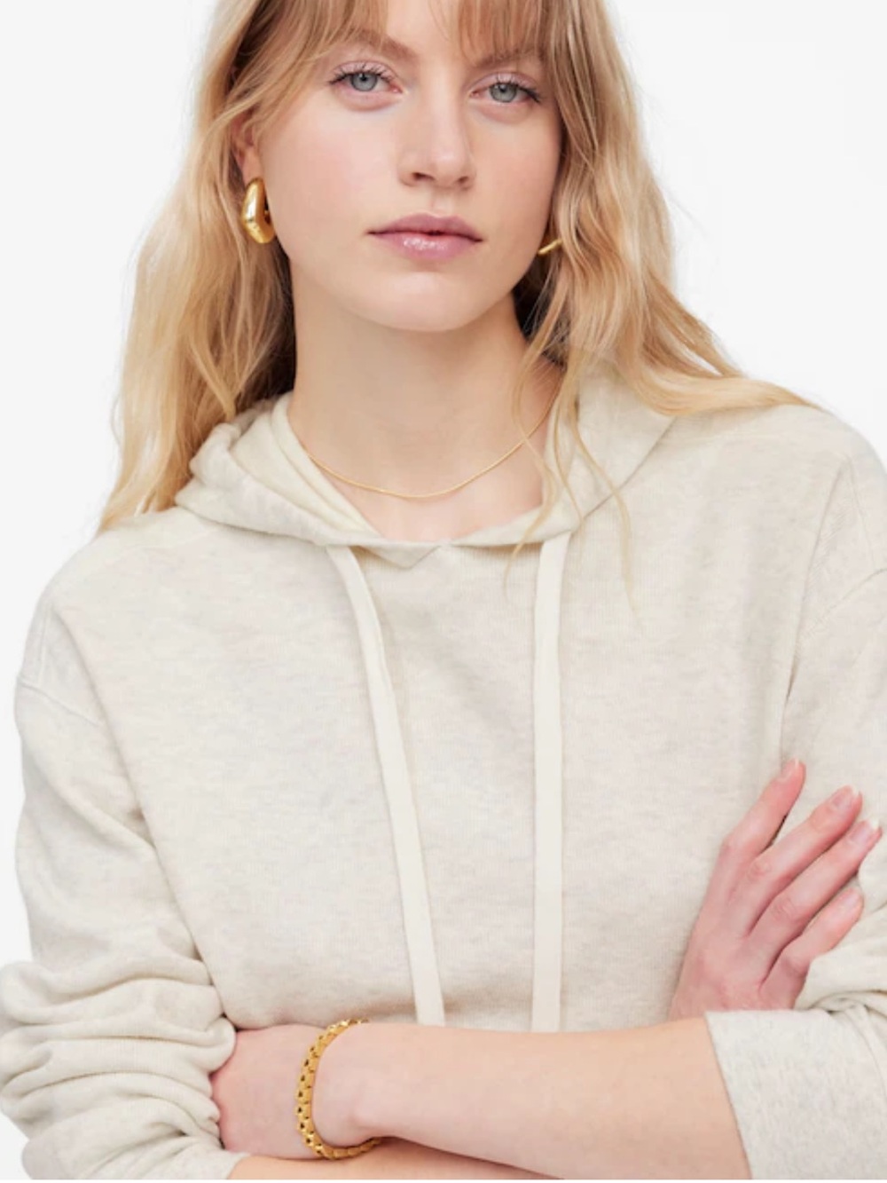 Madewell // heather hoodie